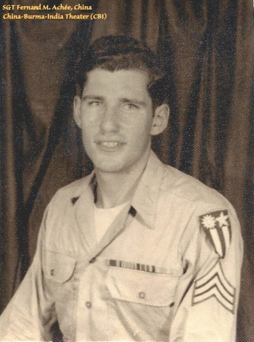 China-Burma-India Theater service, SGT