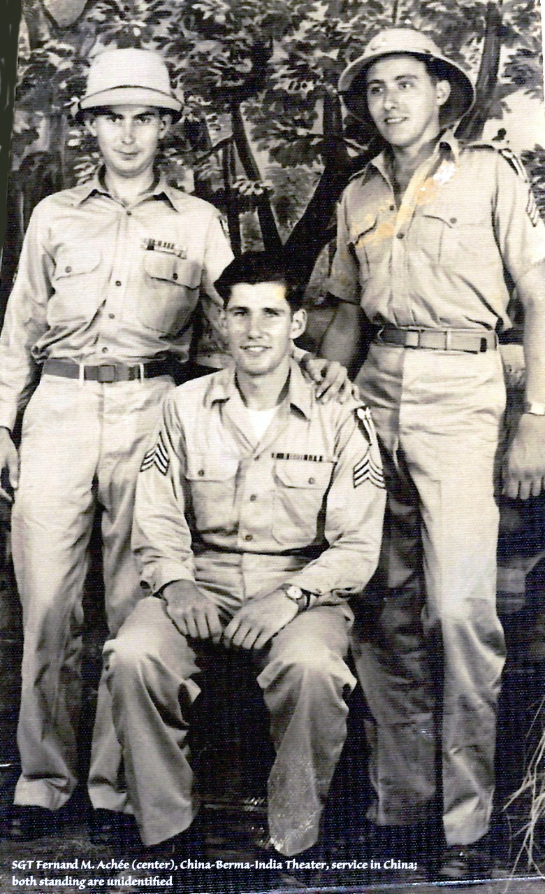 China-Burma-India Theater service, SGT