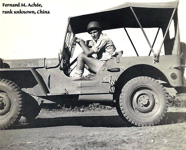 China-Burma-India Theater service, S/Sgt