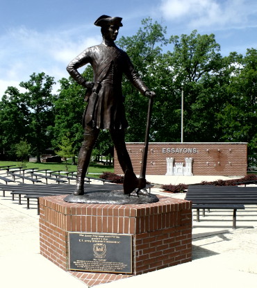Statue of a Colonial Sapper, Mahaffey Museum area