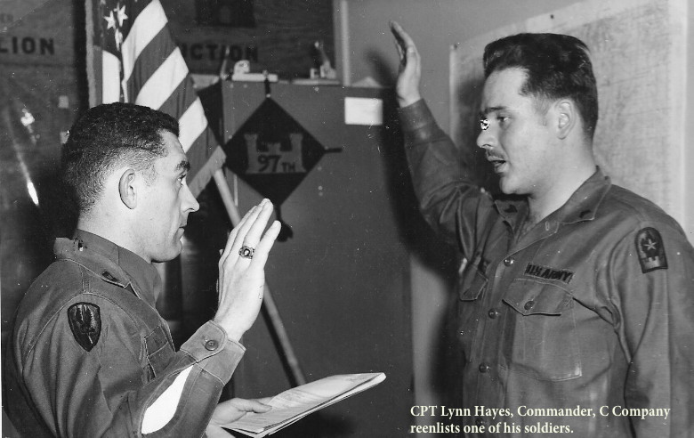 Photo courtesy of Lynn Hayes while stationed at Fort Riley, Kansas