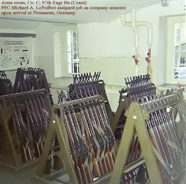 Unit Arms Room, Co. C, 97th Engr Bn (Const)