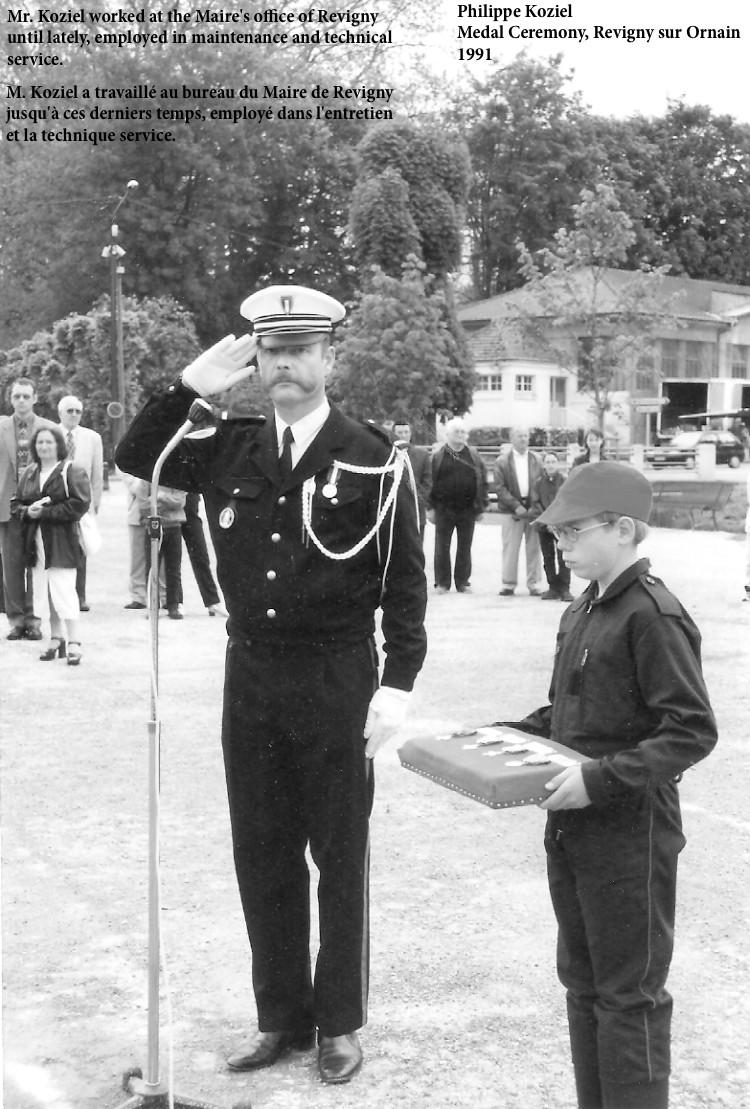 Relatively recent history photo of Mr. Philippe Koziel at Revigny-sur-Ornain, France