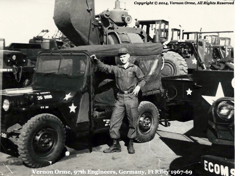97th EBC photo from Vernon Orme, Germany and Fort Riley, 1967-1969