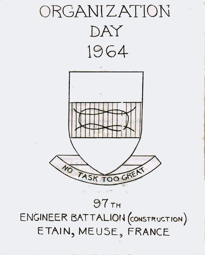 Organization Day, 1964, cover sheet