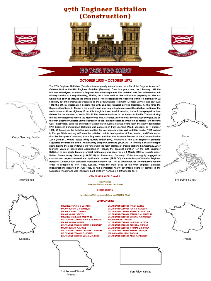 97th EBC Unit Plaque Dedication Reunion, 3-4 May 2015