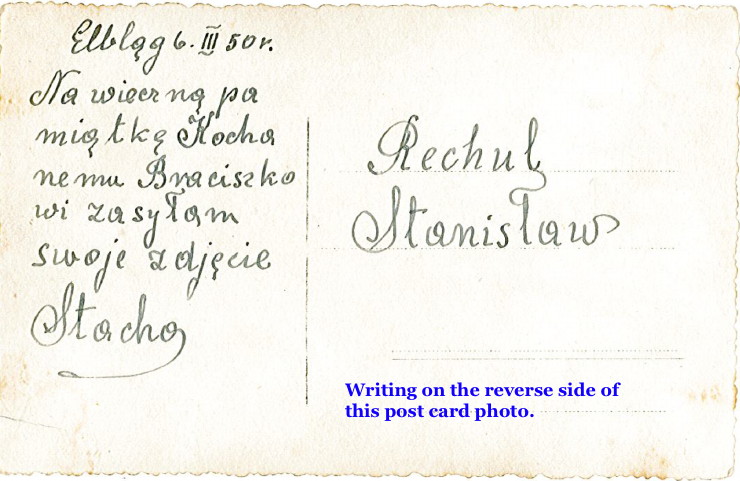 W. Rechul photograph, 1945-1947