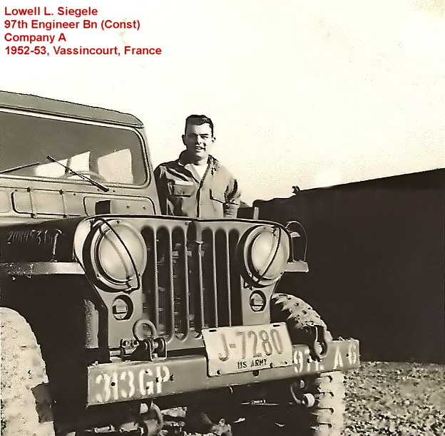 Photo of Siegele, photo courtesy Lowell L. Siegele, Co. A