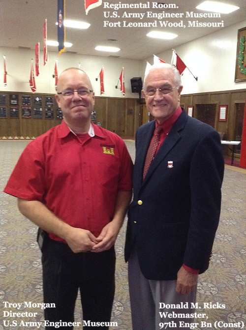 Troy Morgan, Director, US Army Engineer Museum, 4 Oct 2014
